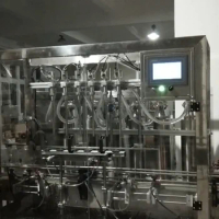 automatic juice piston filling machine,6 nozzle 1-5L 316L shampoo/wine filling machinery CE