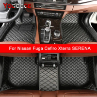YOGOOGE Custom Car Floor Mats For Nissan Fuga Cefiro Xterra SERENA Auto Accessories Foot Carpet