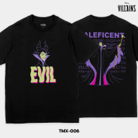 Power 7 Shop เสื้อยืดการ์ตูน \Villains\" ลิขสิทธิ์แท้ DISNEY (TMX-006)"