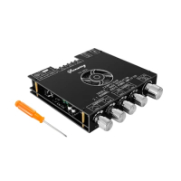 ioio DC18-38V YS-AS21 2.1 Channel 220WX2+350W TPA3255 Bluetooth-compatible Digital Power Amplifier Module High Subwoofer