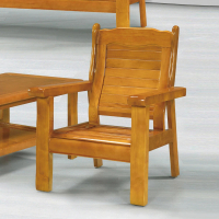 【MUNA 家居】321型實木組椅/單人椅(實木沙發 單人椅)