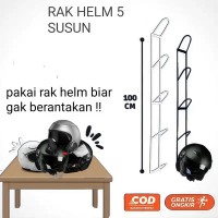 RAK HELEM GANTUNGAN HELEM TEMPAT HELEM DINDING GANTUNGAN HELEM Besi Putih