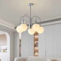 Modern Simple Living Room Chandelier Bauhaus Dining Room Light Nordic Creative Bedroom Study Magic Bean Chandelier