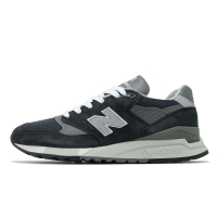 New Balance NB 休閒鞋 998 男鞋 海軍藍 銀 緩震 麂皮 皮革 美製 NB 經典 U998NV-D