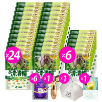 【24酵】清清暢EX 42粒 買24送6 共30包組(暢快 順暢 益生菌 諾麗果 夜酵素 有酵 代謝 排空)