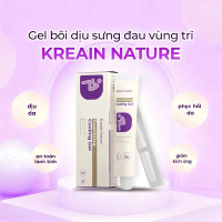 Gel Bôi Trĩ KREAIN NATURE – Kem Dịu Trĩ KREAIN Giảm Đau Rát, Sưng Đau, Dưỡng Thể Làm Mát, Hỗ Trợ Làn