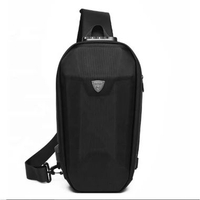 Tas OZUKO Sling Bag #9321 - Tas BLACK