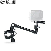 Super Crab Clamp Desk Clip Ring Light Stand Phone Holder Live Boom Tablet Webcam Magic Arm Monitor Wall Mount Extension Bracket