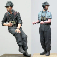 1/35 Scale Unpainted Resin Figure Garage Kit 2 Figures