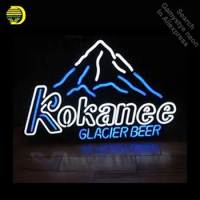 Kokanee glacier Beer neon Sign Glass Tube neon light Recreation Windows Decor Iconic Neon Light sign neon lights for sale Inside