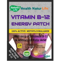 VITAMIN B12 ENERGY 24 PATCHES W/ Folic Acid 🔥 2+ Month Supply!!