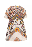 Rianty Kids Dress Baju Pesta Batik Anak Perempuan Jeveline Prada Brown