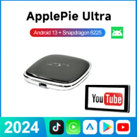 Apple Pie Ultra Qualcomm 6225 Android 13 Carplay Ai Box 8G 128G UX999Ultra Exploter ApplePie Ultra