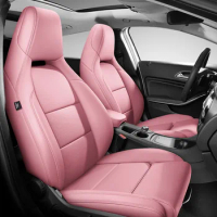 2 pc front car seat cover leather for Mercedes-Benz gla200 gla260 cla200 cla 220 cla260 A 180 A200 auto accessories car styling
