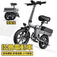 【新日】代步車 電動自行車 摺疊車 代駕車 摺疊電動車 電動小折 電瓶車 電池可拆卸(35A 105KM 免掛牌)