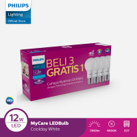 Lampu Philips  LED Bulb MultiPack MyCare Bohlam  12W 6500K Putih