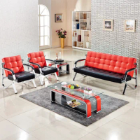 Factory customized size and color luxury sofa set furniture simple modern fabric sofa living room business office 3 seater sofas