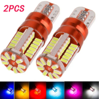 ไฟ LED, 2 ชิ้น, W5W T10 T10, ไฟสัญญาณและเบรก, สว่างมาก, เหมาะสำหรับรถจักรยานยนต์และรถยนต์