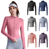 เสื้อแจ็คเก็ตกีฬาผู้หญิง💥เพิ่มสีใหม่💥Yoga jacket กันยูวี ผู้หญิง แขนยาว เข้ารูป ระบายอากาศ | Women U