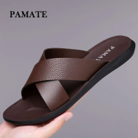 [PHONG CÁCH PHỐ PHƯỜNG] Dép Lê Nam Thời Thượng PAMATE - Đế Bệt Siêu Nhẹ, Êm Ái Cả Ngày Dài. Thiết Kế