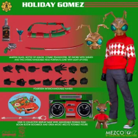 In Stock 100% Original Mezco One:12 Collective Holiday Gomez Limited Edition Figures Action Collection Model Toys