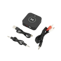 Bluetooth Music Transmitter Receiver Car Bluetooth AUX Speaker Bluetooth Receiver 5.0 Bluetooth Support NFC, RCA