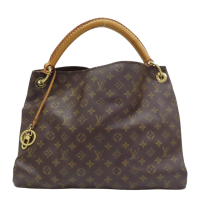 【二手名牌BRAND OFF】LOUIS VUITTON LV 路易威登 棕色 原花 帆布 手提包 M40249