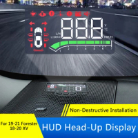 QHCP Car Safe Drive Head Up Display HUD HD Projector Hidden Design Fit For Subaru Forester 2019 2020 2021 2022 XV 2018 2019 2020