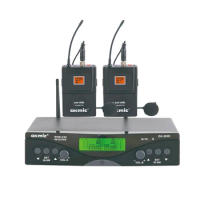 OKMIC Bodypack Transmitter Wireless Collar Microphone OR Headset Microphone Wireless Cordless Lavalier Microphone System