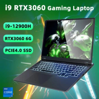 16 Inch L8 Gaming Laptop NVIDIA RTX 3060 6G 12th Gen Intel i9 12900H 165Hz IPS Screen Windows11 Notebook Gamer PC Computer WiFi6