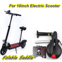 Electric Skateboard Saddle for10 Inch Xiaomi Scooter Foldable Height Adjustable Folding Seat Chair Adjusting Lever
