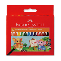 Faber-Castell 輝柏 大象粗芯12色蠟筆120040