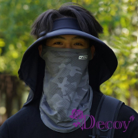 Decoy 個性迷彩*夏季遮陽透氣涼感防曬袖套+口罩 男生款 顏色可選