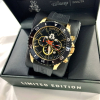 (Little bee小蜜蜂精品)INVICTA 英威塔 Disney聯名限量款 真三眼米奇橡膠錶 全球限量5000支