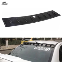 PP plastic matte black primer rear roof spoiler lip For Mitsubishi Lancer EX 2008 - 2015 Car styling back window spoiler wing