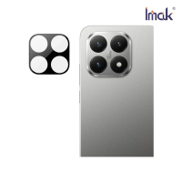 鏡頭貼 Imak 艾美克 Xiaomi 小米 15T / 小米 15T Pro 鏡頭玻璃貼(一體式)(曜黑版) 奈米吸附 鏡頭貼 鏡頭保護貼 鏡頭膜【愛瘋潮】