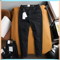 FF Quần Jean Dài Nam Bản Đen Chỉ Vàng JLC1, LCS Form Slim-fit, chất vải co giãn nhẹ, ống 15-18cm, Hà