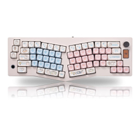 Redness ABM066 Customized Mechanical Keyboard Kit Alice Ergonomic Wireless Bluetooth Split Space