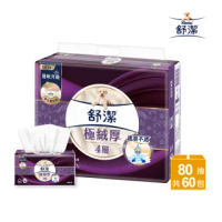 【Kleenex 舒潔】頂級四層喀什米爾抽取衛生紙 90抽x6包6串/箱