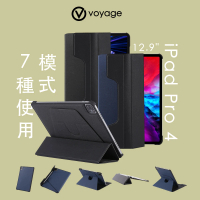 【VOYAGE】iPad Pro 12.9吋第4代 磁吸式硬殼保護套CoverMate Deluxe(多功能折疊)