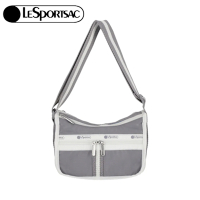 LeSportsac Small Everyday Bag 小型斜背包 雙11 送禮 男包/女包-滾邊寧靜灰