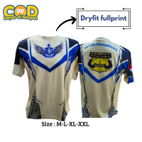 KAOS SATPAM SECURITY JERSEY FULLPRINT CREAM TERBARU SATUAN PENGAMANAN