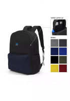 Elfs Elfs Tas Ransel Tas Laptop Unisex Backpack Up to 15 inch Biru Dongker