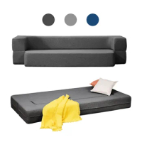 Economical Custom Logo Design Single Folding Bed Sofa With Memory Foam