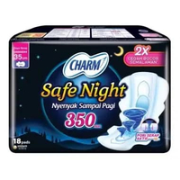 Charm safe night wing 35cm 18 pads