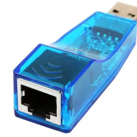 USB LAN Adapter Converter Usb Ethernet ADAPTER BIRU 2.0 Lan USB RJ45