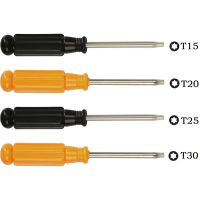 สกรูเกลียวนิรภัยสำหรับ T15, T20, T25, T30, Torx Head, ป้องกันการกัดกร่อน, ไขควงรู