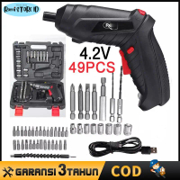 [Romi] Mesin Bor set 49 / Cordless Screwdriver 4.2 V / Mesin Bor Cordless Mini / Bor mini / Screwdri