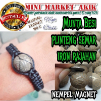 Gelang Mus tika munta besi rajahan nempel magnet / plinteng semar