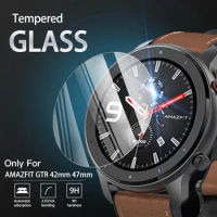 9H Premium Tempered Glass For AMAZFIT GTR 42mm 47mm Smartwatch Screen Protector Film Accessories for AMAZFIT GTR Watch